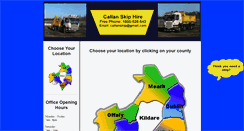 Desktop Screenshot of callanskips.com